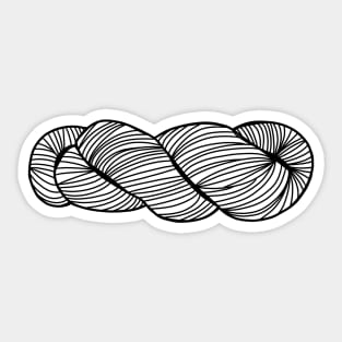 Pretty yarn skein Sticker